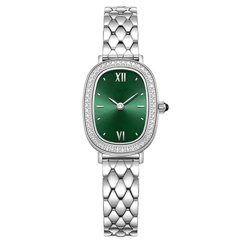 Classic Luxury Ladies Fashionable Diamond Watch Custom Made