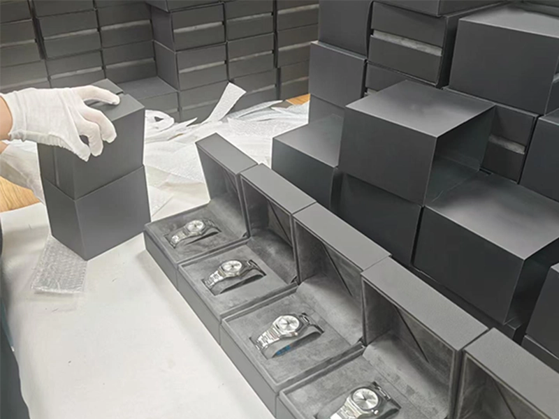 Custom watch packaging and shipment